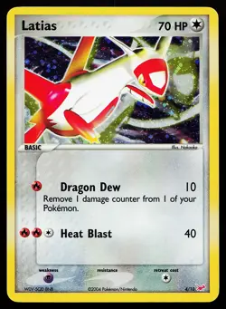 Latias 4/10 Holo EX Trainer Kit Pokemon Card - Image 1