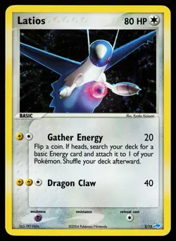 Latios 2/10 Holo EX Trainer Kit Pokemon Card - Image 1