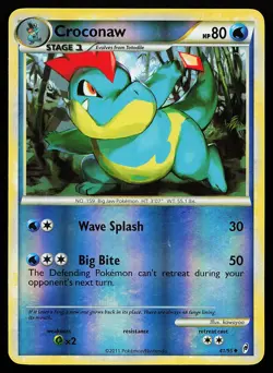 Croconaw 41/95 Uncommon Reverse Holo Call of Legends Pokemon Card - Image 1