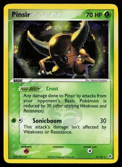 Pinsir 13/101 Rare Reverse Holo Stamped Hidden Legends Pokemon Card - Image 1
