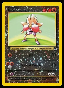 Hitmonchan 2 Reverse Holo Best of Promo Pokemon Card - Image 1