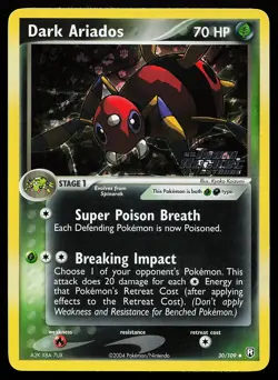Dark Ariados 30/109 Reverse Holo Stamped Team Rocket Returns Pokemon Card - Image 1