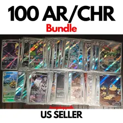 Japanese Pokemon Card AR / CHR 100pcs Bulk Lot Bundle Holo Near Mint US Seller - Image 1