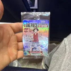 Bandai Namco One Piece Card Game US Voyage Basketball Pack Monkey D. Luffy - Image 1
