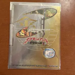 Pokemon TCG Neo Genesis Promo Series 1 Japanese. 9 Card Binder Brand New Sealed - Image 1