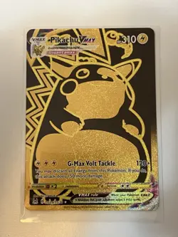 Pokemon Pikachu TCG Lost Origin VMAX Gold Holo Card TG29/TG30 - Image 1