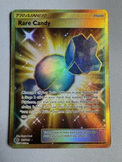 Pokemon TCG Rare Candy Trainer Rare Holo 165/145 Card Stock English - Image 1
