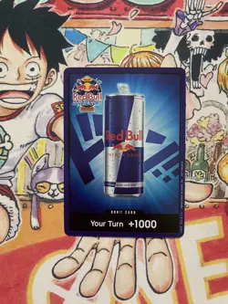 DON!! Card (Red Bull Don!!) One Piece Promotion Cards Foil - Image 1