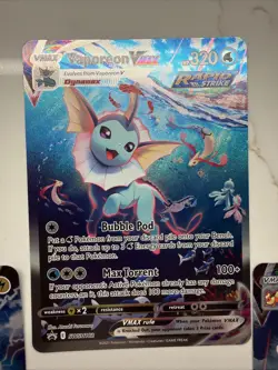 Pokemon Jumbo Cards Flareon VMAX, Vaporeon VMAX, Jolteon VMAX Set of 3 - Image 3