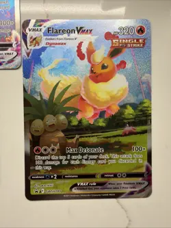 Pokemon Jumbo Cards Flareon VMAX, Vaporeon VMAX, Jolteon VMAX Set of 3 - Image 4