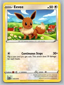 Eevee #013/015 McDonald's Promos 2024 Promo - Pokemon Cards AA9 - Image 1