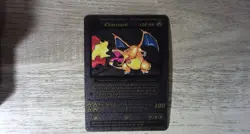Charizard Black Fan art Pokemon card - Image 1