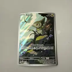 Axew 145/086 Pokemon TCG SV Black Bolt Illustration Rare Card - Image 1