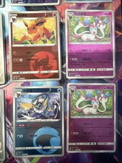 Pokemon 16 Card Lot HOLO Rare Hits Only Prismatic Eeveelutions Reverse A59 - Image 3