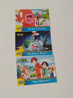 Pokemon 30 Card Topps TV Animation/Orange Islands/Johto Series 1 Portfolio Lot - Image 2