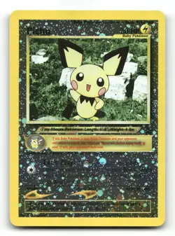 Pichu 35 - Wizards Black Star Promos Reverse Holo - Pokemon Card LP - Image 1
