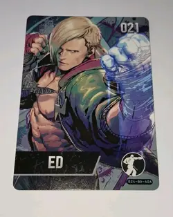Street Fighter 6 Amiibo ED #21 - Collectible Card - New! 🌟 NM/Mint - Image 1