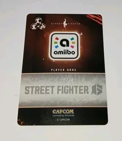 Street Fighter 6 Amiibo ED #21 - Collectible Card - New! 🌟 NM/Mint - Image 2