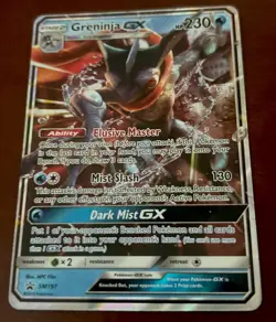 Pokemon Card TCG Greninja GX SM197 Holo Black Star Promo Sun and Moon 2019 NM - Image 3