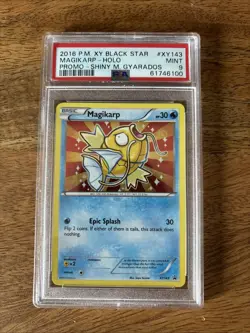 PSA 9 Magikarp XY143 Black Star Promo HOLO Pokemon Card 2016 - Image 1