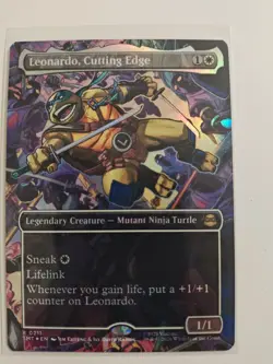 Leonardo, Cutting Edge (Borderless) Teenage Mutant Ninja Turtles Foil - Image 2