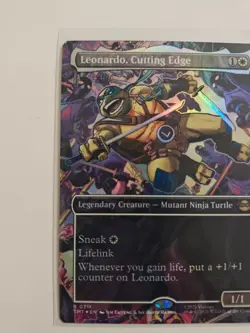 Leonardo, Cutting Edge (Borderless) Teenage Mutant Ninja Turtles Foil - Image 3