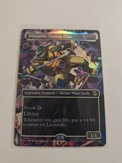 Leonardo, Cutting Edge (Borderless) Teenage Mutant Ninja Turtles Foil - Image 4
