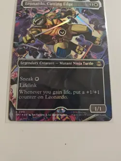 Leonardo, Cutting Edge (Borderless) Teenage Mutant Ninja Turtles Foil - Image 5