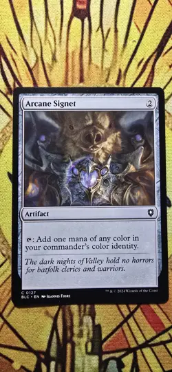 Arcane Signet Commander: Bloomburrow Regular Artifact Common MTG NM - Image 1