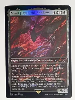 Mind Flayer, the Shadow Foil 340 NM Secret Lair Stranger Things MTG - Image 1