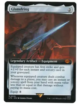 MTG Glamdring Extended Art Magic Lord Of Rings Magic The Gathering TCG - Image 1