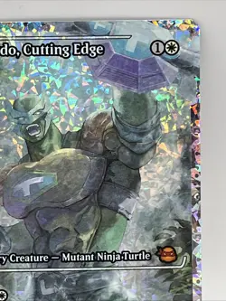 2026 Magic The Gathering Leonardo, Cutting Edge (Showcase) (Fracture Foil) TMNT - Image 4