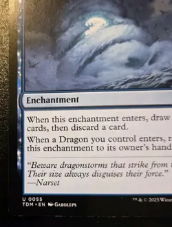 Roiling Dragonstorm 0055 Uncommon Tarkir: Dragonstorm Magic: The Gathering - Image 4