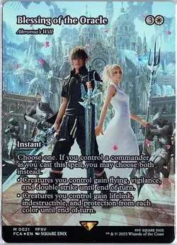 Blessing of the Oracle - Akroma's Will (Showcase) FOIL M FCA - Image 1