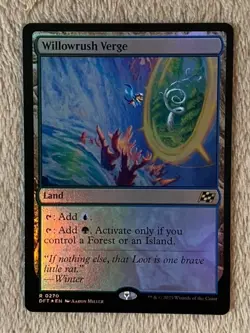 MTG - Willowrush Verge FOIL - Aetherdrift - NM - Magic the Gathering - Image 1