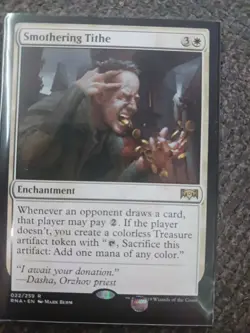 Smothering Tithe LP Ravnica Allegiance 022/259 Magic: the Gathering MTG Regular - Image 1