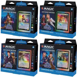 MTG Doctor Who Commander Deck Complete Set of 4 - BRAND NEW SEALED - Image 1