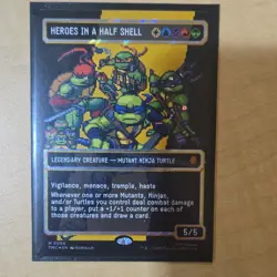 Magic: The Gathering Foil Heroes in a Half Shell TMNT Legendary Creature #096 - Image 1
