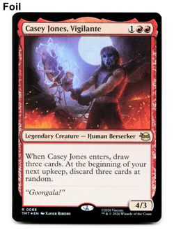 Casey Jones, Vigilante (FOIL) - [Teenage Mutant Ninja Turtles] MTG TMT 0088 🔥 - Image 1