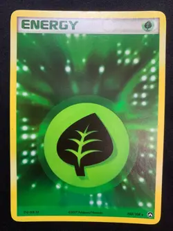 GRASS ENERGY - 103/108 - POWER KEEPERS - HOLO RARE POKEMON CARD - LP - Image 1