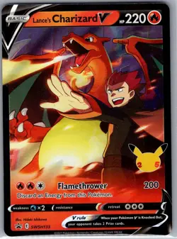 Lance's Charizard V SWSH133 SWSH: Sword & Shield Promo Cards - Pokemon Card - NM - Image 1