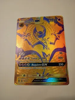 Lunala GX SM103a Black Star Promo Pokemon Card NM - Image 2