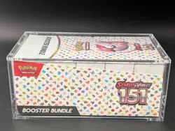 Pokemon 151 SV3.5 Booster Bundle Display Factory Sealed Case W/Acrylic Case - Image 4