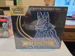 No Reserve 2 Boxes Pokemon Mega Elite Trainer Box& MEGA EVOLUTION 36PACK SEALED - Image 2