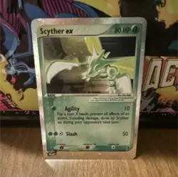Pokemon Scyther ex EX Ruby & Sapphire 102/109 80 HP 2003 Holo English - Image 1