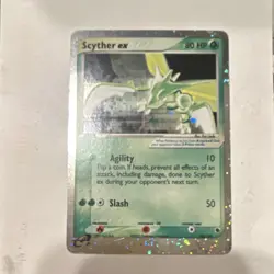 Pokemon Scyther ex EX Ruby & Sapphire 102/109 80 HP 2003 Holo English - Image 2