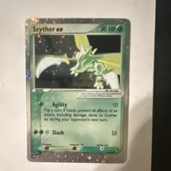 Pokemon Scyther ex EX Ruby & Sapphire 102/109 80 HP 2003 Holo English - Image 3