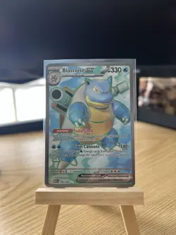Pokemon TCG Blastoise EX Scarlet & Violet 151 Near Mint Condition 184/165 - Image 1