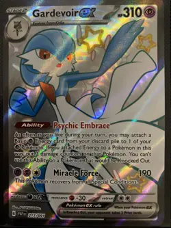 Pokemon Gardevoir EX TCG Special Illustration Paldean Fates Card 217/091 - Image 1