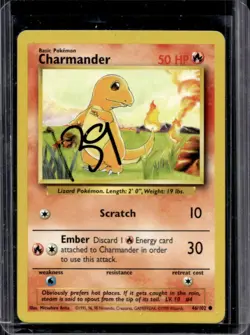 1999 Pokemon Unlimited Charmander Common #46/102 - Image 1